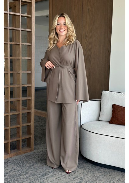 Vizon Ipli Kimono Takım - 8864