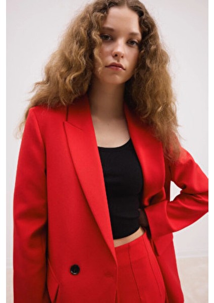 Premium Oversize Fit Blazer Ceket C2457AX fırsatları