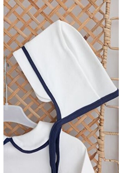 Isme Özel Baskılı Bonet Şapkalı 3'lü Pamuklu Tulum Seti modelleri