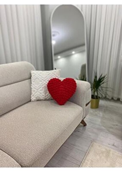 Romantik Kalp Yastık - Sevgililer Günü Kırmızı Kalp Yastık-Hediye ve Dekorasyon Için Modern ve Zarif modelleri