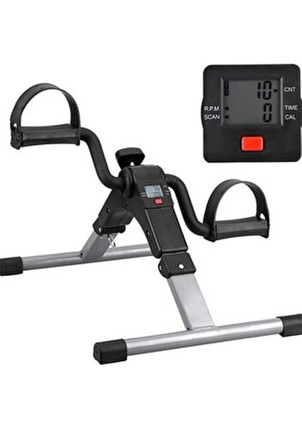 El Ayak Mini Kondüsyon Bisikleti Dijital Göstergeli Katlanabilir indirimleri