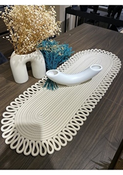 Galaxy Doğal Jüt, Desenli, Hasır, Amerikan Servis, Masa, Sehpa Örtüsü Runner. 30X80 modelleri