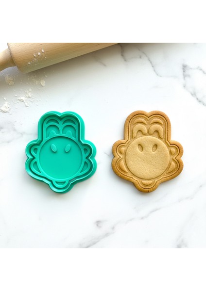 Sevimli Dinozor Kurabiye Kalıbı ve Damga Seti | Dino Temalı Partiler Için