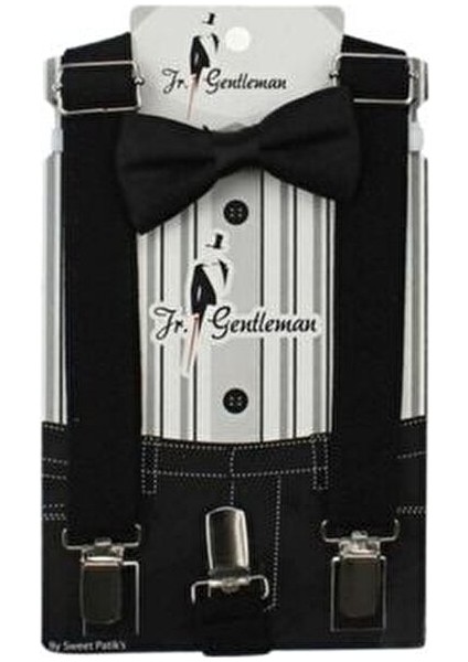 Nekibuki Askı Papyon Seti Siyah 1-6