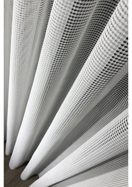 Lüx Makrame Tül, Sık Pile, Lüx, Modern, Oturma Odası, Kırık Beyaz indirimleri