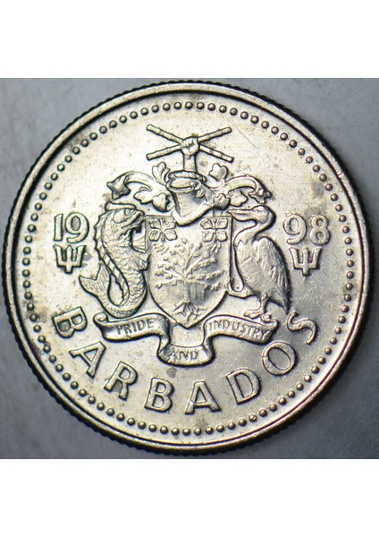 BARBADOS 10 CENT 1998 MARTI TEMALI. fırsatları