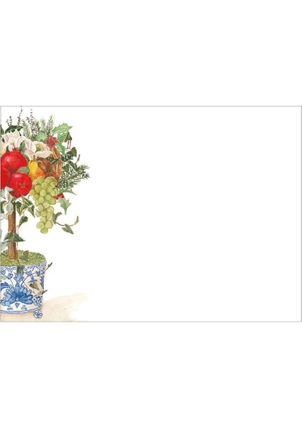 Fruit Topiary Correspondence Cards 12 Per Package