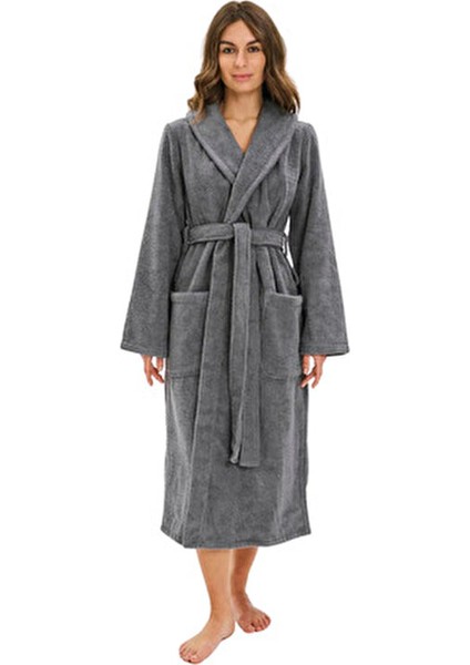 Organik Pamuk Bornoz Salyaka Bukle Antibakteriyel Soft Bonoz Hediyelik Günlük Ceyizlik Erkek Kadın