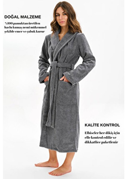 Organik Pamuk Bornoz Salyaka Bukle Antibakteriyel Soft Bonoz Hediyelik Günlük Ceyizlik Erkek Kadın fırsatları