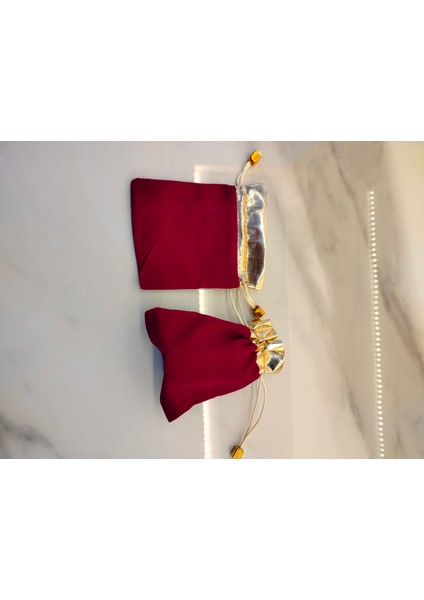 MDK Kadife Gold Mini Takı Kesesi 5li Set 12CM x 10CM fırsatları