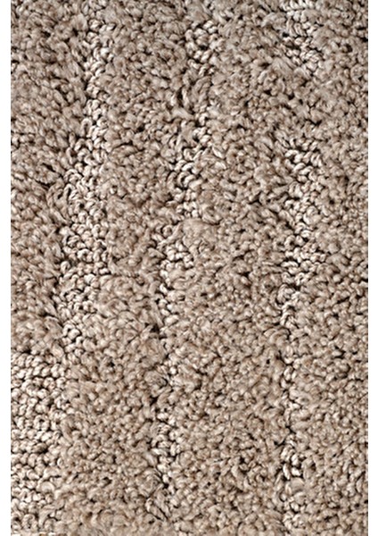 Moopy Bej Bukleli Yumuşak Soft Dokuma Yolluk Halı Salon Halısı LP1007A_BEJ