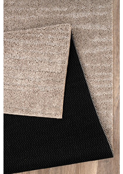 Moopy Bej Bukleli Yumuşak Soft Dokuma Yolluk Halı Salon Halısı LP1007A_BEJ