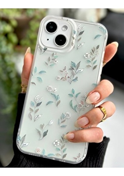 Iphone 13 - 14 ve 15 Uyumlu Darbe Önleyici Mat Şeffaf Baskılı Silikon Kılıf fırsatları