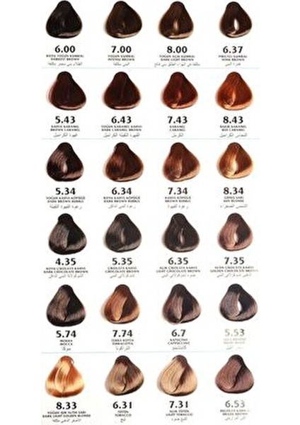 Color 8.0 Açık Kumral Bitkisel Içerikli Saç Boyası 60 ml %9 30 Volume Oksidan 90 ml fiyatları