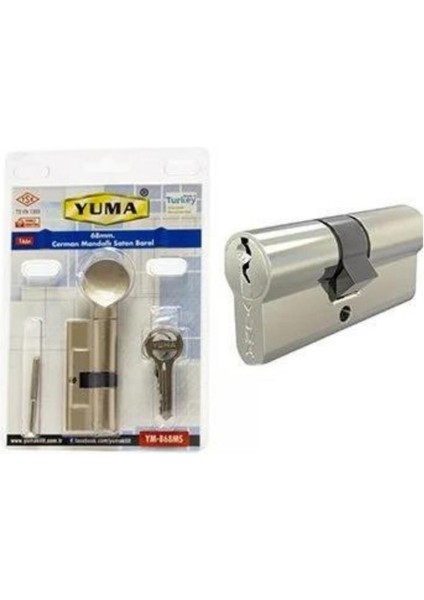 YM-B68MS Cerman Mandallı Saten Barel 68 mm