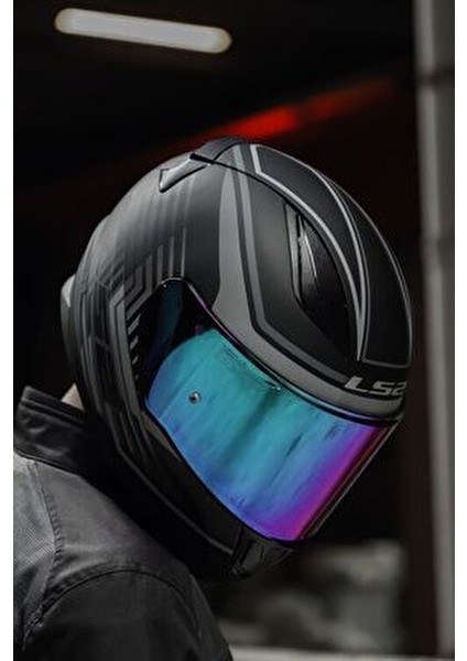 Rapıd Mat Siyah Tam Yüz Kask Bluetooth Özellikli Polikarbonat Malzeme ile 1250 gr