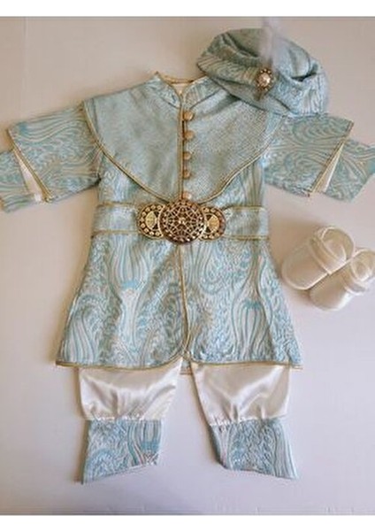 ( Patikli ) 0 6 Ay ve 1 Yaş Sünnet Mevlüt Kıyafeti , Sünnetlik Mevlütlük Şehzade Bebek Hediyelik fiyatları