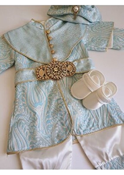 ( Patikli ) 0 6 Ay ve 1 Yaş Sünnet Mevlüt Kıyafeti , Sünnetlik Mevlütlük Şehzade Bebek Hediyelik fırsatları