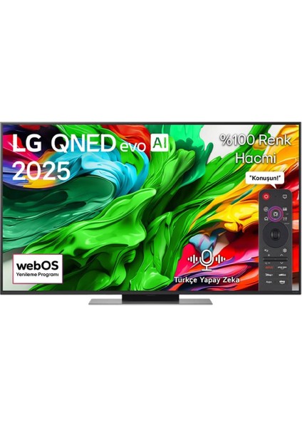 55QNED86A6A 55'' 139 Ekran Uydu Alıcılı 4K Ultra HD Smart webOS QNED TV