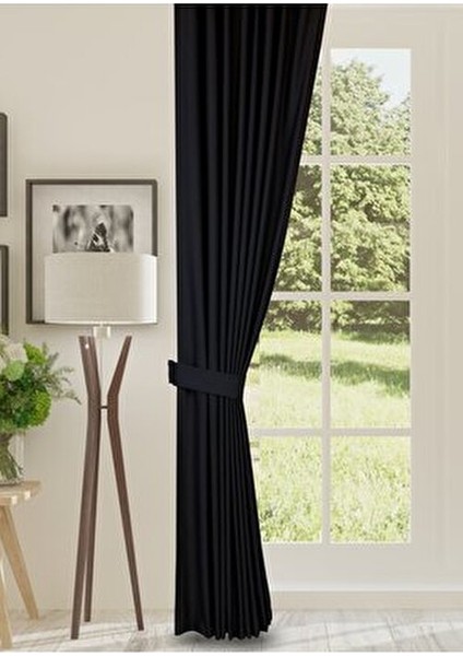 Blackout Işık Geçirmez Fon Perde Pilesiz Ekstraforlu Yüksek Kaliteli Karartma Güneşlik (SİYAH) fiyatları