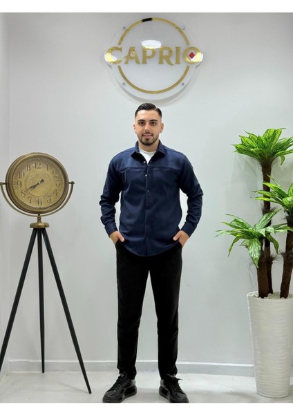 Erkek Yeni Sezon Süet Çıt Çıtlı Ceket Gömlek modelleri