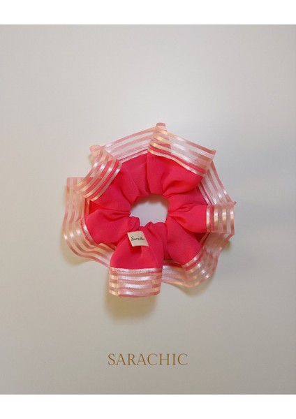 Renkli Dantel Scrunchies