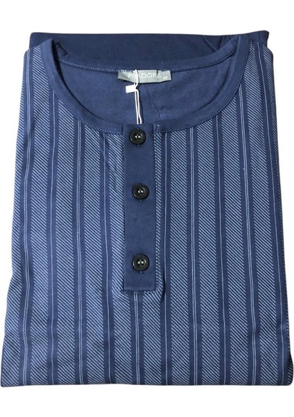 Erkek %100 Pamuk Süprem Mevsimlik Uzun Kollu Pijama Takımı 1949 modelleri