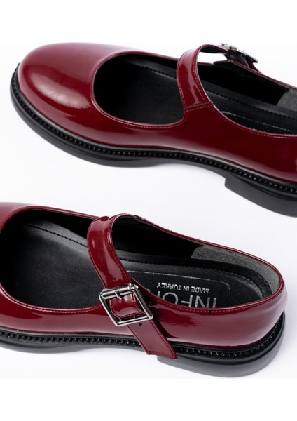 YSN-4444 Bordo Rugan Günlük Bayan Ayakkabı indirimleri