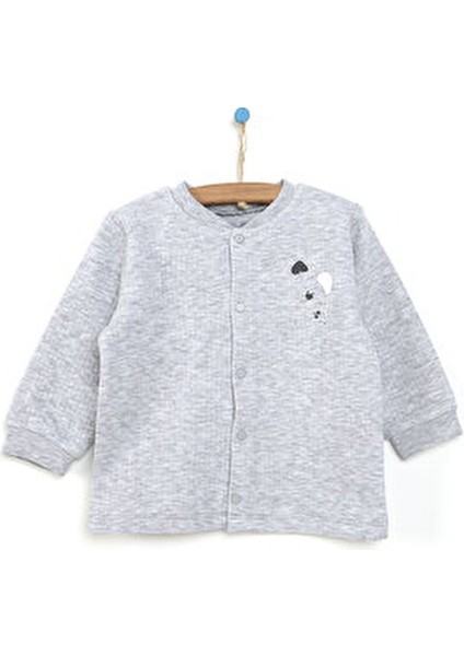 Hellobaby Basic Erkek Bebek Kapitoneli Hırka