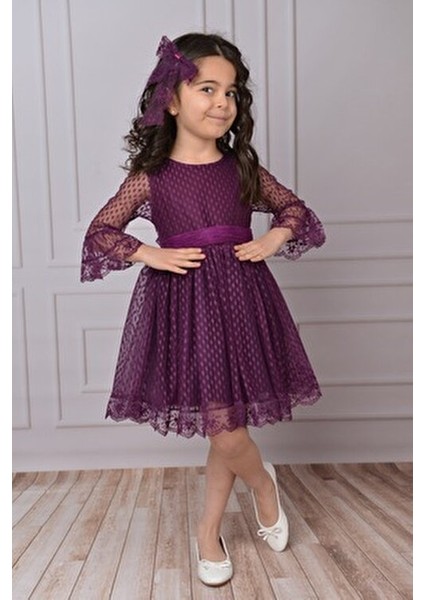 Kız Çocuk Elbise Kız Çocuk Tokalı Elbise Kız Elbise Tül Dantel Elbise fırsatları