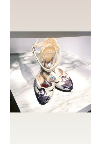 Wednesday Işıklı Elbise + Wednesday Topuklu Ayakkabı + Wednesday El + Tül Eldiven Seti Doğumgünü modelleri