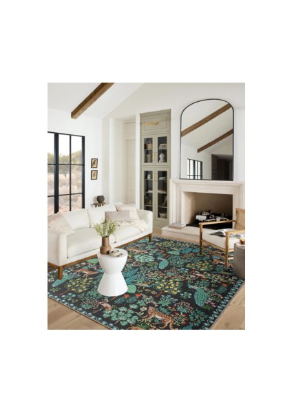 Floral Mira Füme Pastel Çok Renkli Botanik Tema Dokuma Taban Halı Mira 1319 fiyatları