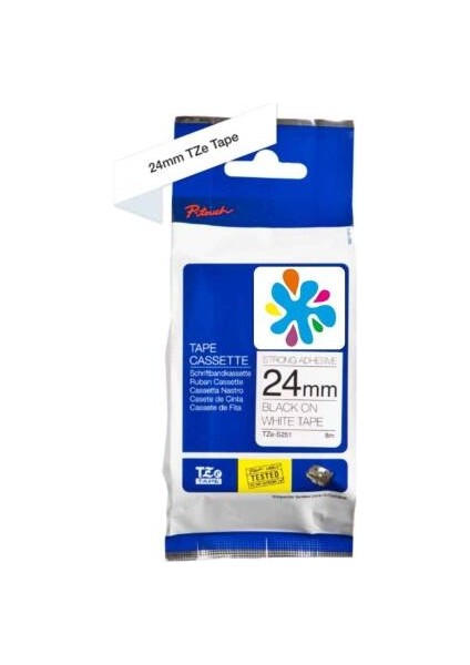 TZE-S251 Muadil Beyaz Lamine Etiket