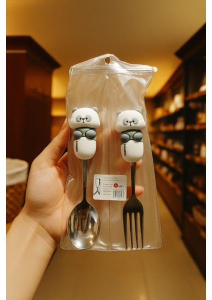 Ayıcık Figürlü Kaşık Çatal