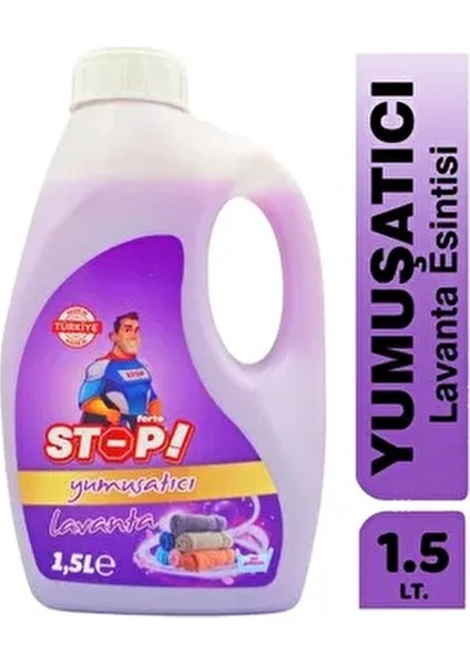 Lavanta Esintili Çamaşır Yumuşatıcı 1.5 Litre Uzun Süre Kalıcı Ferahlık