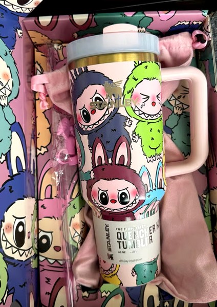 Labubu H2.0 Flow State 40 Oz Tumbler Stainless Steel Termos Paslanmaz Çelik Yalıtım fiyatları