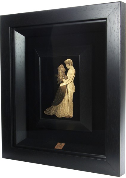 30*34 Decorconcept Gold Aşk Geyikleri Tablo indirimleri