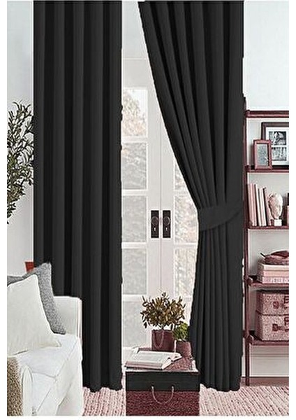 Koyu Gri Antrasit Kalın Güneşlik Blackout Kararma Fon Perde Düz Dikim fiyatları