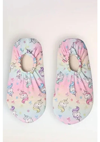 Unisex Bebek Çocuk Kaydırmaz Taban Deniz Ayakkabısı Havuz Patiği