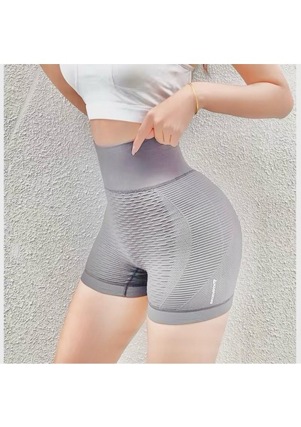 Spor Giyim Fitness Yoga Şortu Yüksek Bel Toparlayıcı Dikişsiz Elastik Anti-Selülit Jogger Tayt fiyatları