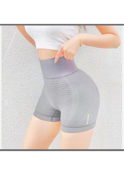 Spor Giyim Fitness Yoga Şortu Yüksek Bel Toparlayıcı Dikişsiz Elastik Anti-Selülit Jogger Tayt modelleri
