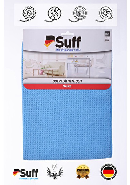 Karanfil Mikrofiber Bez/ Genel Temizlik Bezi (70X50CM)