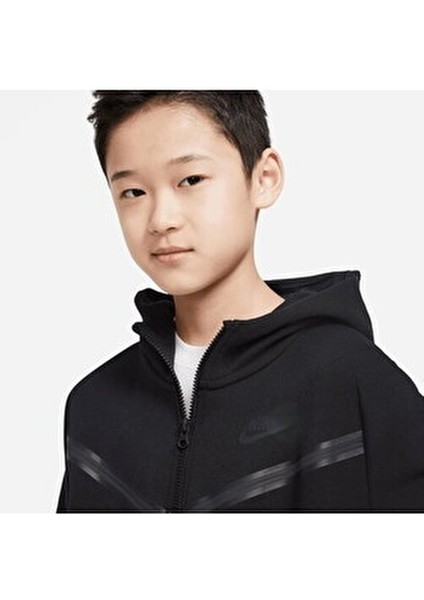 Nike Tech Fleece Erkek Çocuk Eşofman Takımı Gizli Cep Özelliği ile Kalın 2024 Sonbahar Kış fırsatları