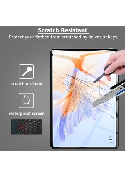 Honor Pad V9 ile Uyumlu Temperli Kırılmaz Cam Ekran Koruyucu 5 Adet indirimleri