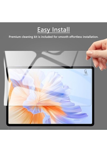 Honor Pad V9 ile Uyumlu Temperli Kırılmaz Cam Ekran Koruyucu 5 Adet