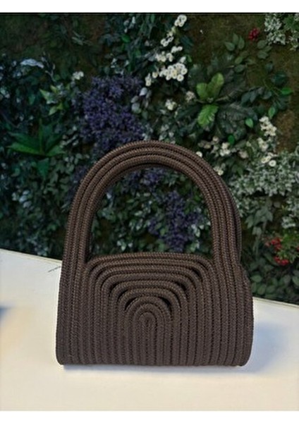 Soft Mini Jüt Hasır Portföy Clutch El Çantası Düz Desenli Plaj Tekstili Yaz Modası modelleri