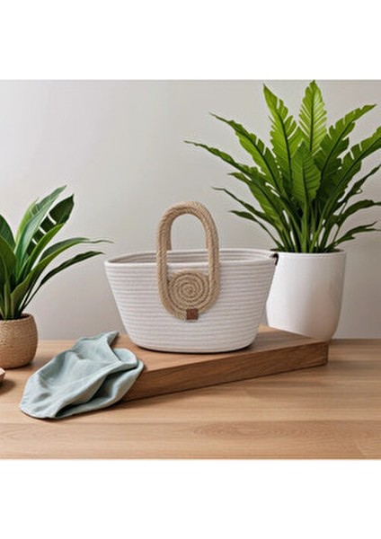 El Yapımı Hasır Çanta - Plaj Çantası - Gündelik Çanta