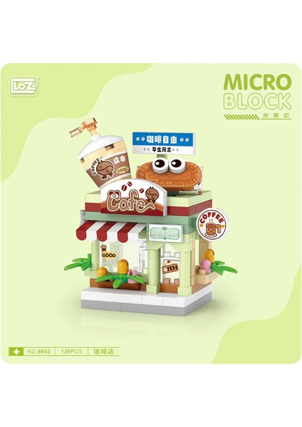 Mikro Block Kahve Dükkanı 120 Parça LZ-8602 fiyatları