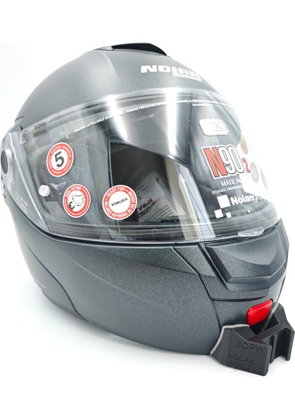 Nolan N90.2 / N90.3 Kask Için Aksiyon Kamera Çene Bağlantı Aparatı Chin Mount Seti