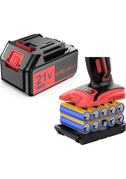 Assur Bn-5 Dawreek Chelıkbei Kımmer Haktaş Retools Cat Power Uyumlu 10 Pilli Batarya